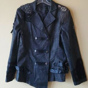 Punk Rave Black Gothic Steampunk Jacket Woman M/L